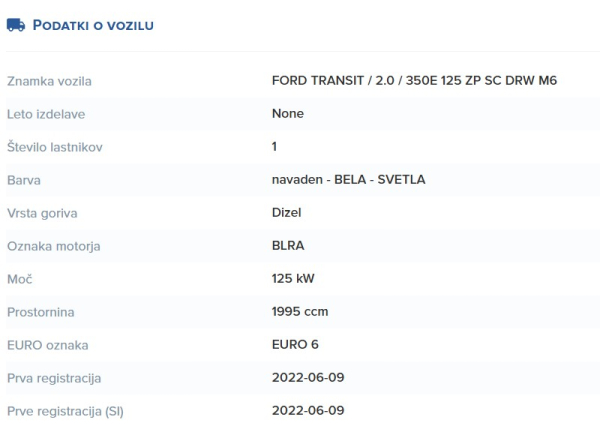 FORD Transit 2.0 TDCi keson